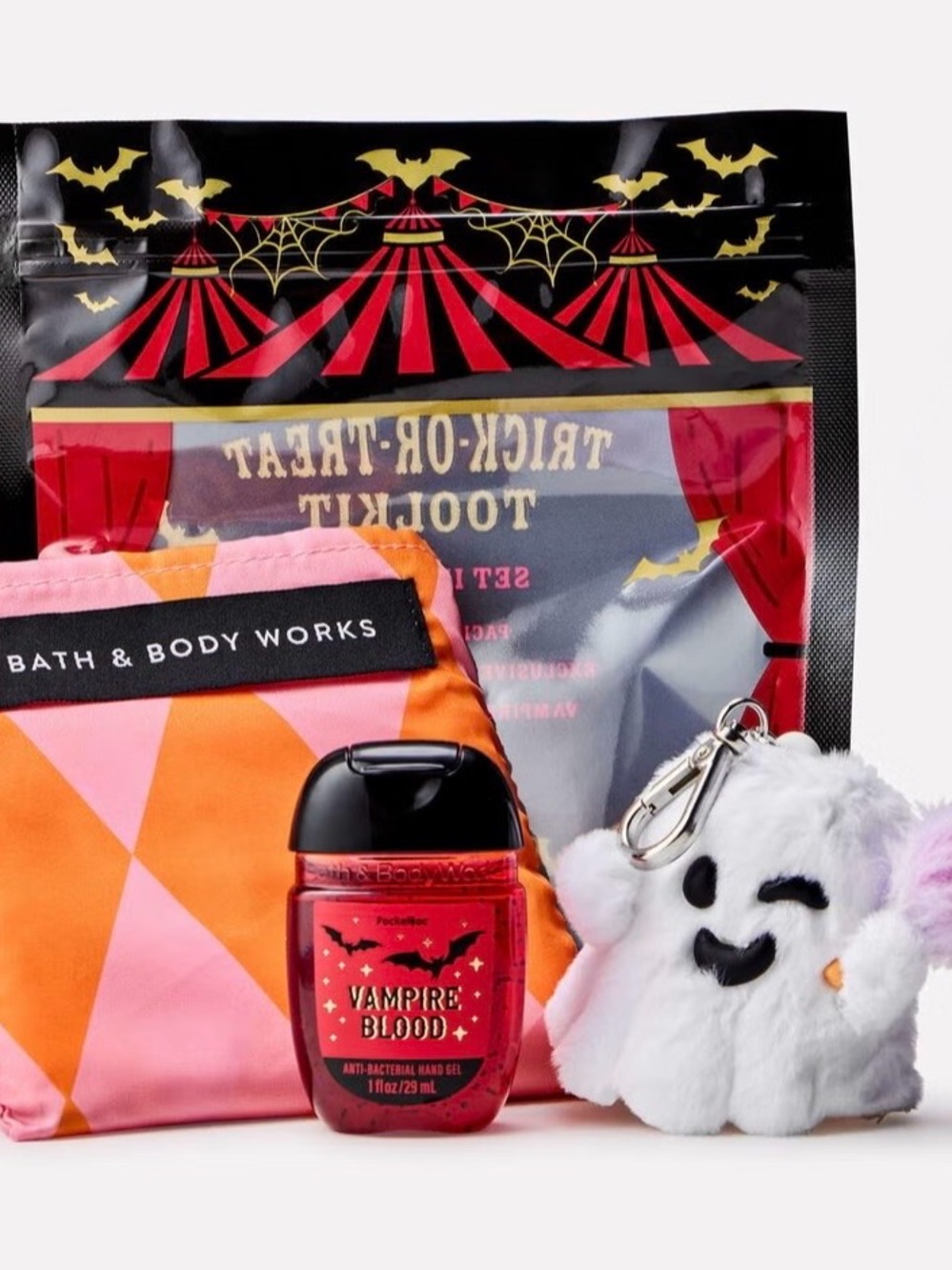 Bath & Body Works Vampire Blood Hand Sanitizer & Ghost Pocketbac Holder